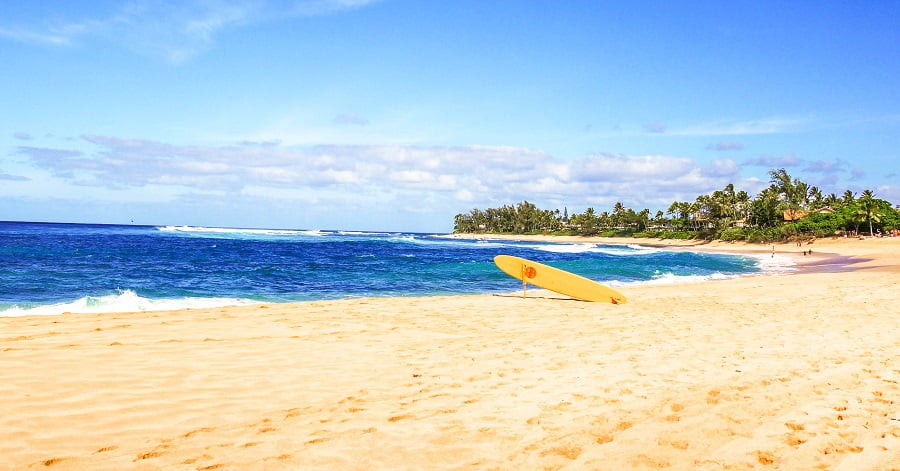 Plage Oahu Hawaii 50 voyages de rêves